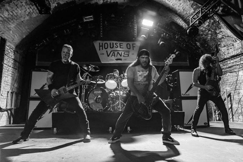 Metallica at House of Vans in London, England on November 18, 2016